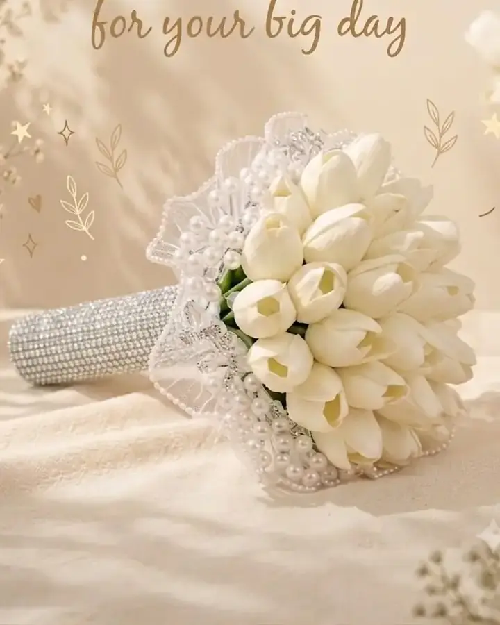 مسكة تيوليب بقاعدة ستراس، من هدايا سلمى